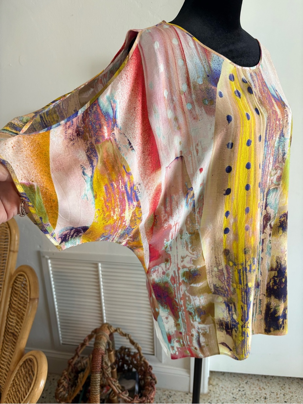 JAMS WORLD Colorful 3/4 Sleeve tunic! New. Never worn!
